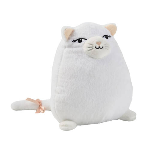 Linen House Kids Cuddly Catie Children's Novelty Animal Cushion White 30cm