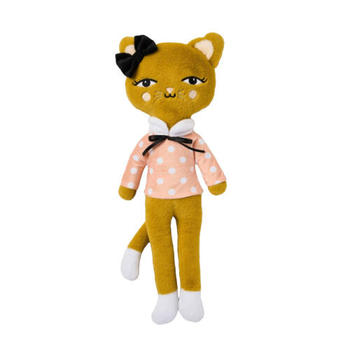 Linen House Kids Polkadot Poppy Children's Novelty Doll?Cushion 43cm