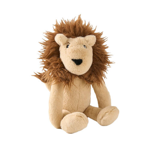 Linen House Kids Lenny Lion Novelty Cushion Soft Plush Toy Teddy