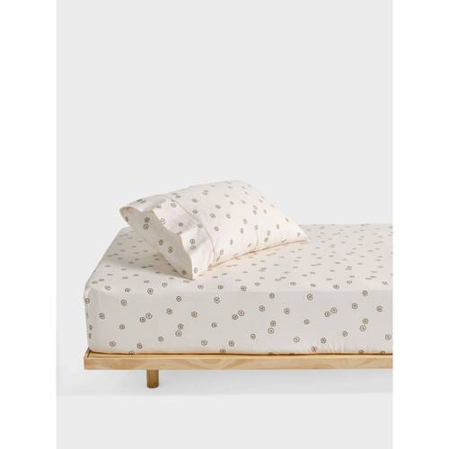 Linen House Kids 225TC Flower Garden Fitted Sheet/Pillowcase Set