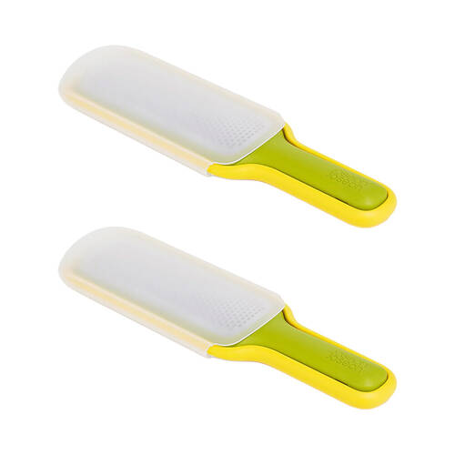 2x 2pc Joseph Joseph Nest Citrus Grate & Zest Kitchen Tool Set Green/Yellow