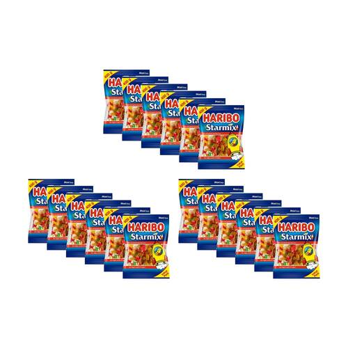 18PK Haribo Starmix 400g Party Favours Candy/Lollies/Gummies