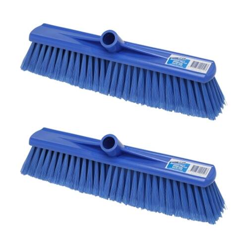 2PK Edco Premium Platform Broom Head Indoor & Outdoor Soft Fill 400mm