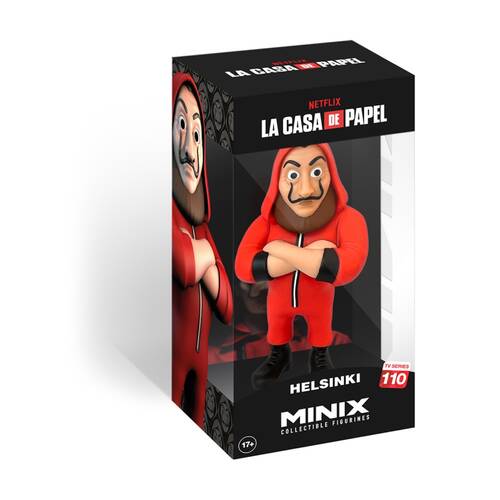 Minix Money Heist Helsinki With Mask Collectible Figurine TV Character