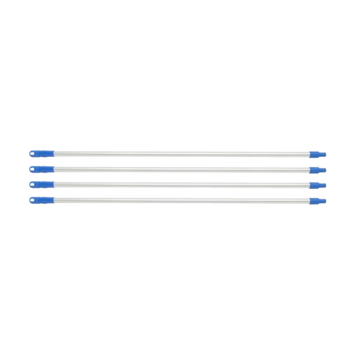 4PK Edco Ergonomic Grip Enduro Aluminium Commercial Handle Blue 1.35m