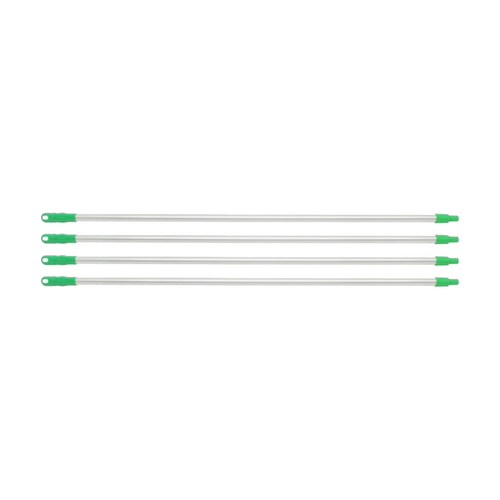 4PK Edco Ergonomic Grip Enduro Aluminium Commercial Handle Green 1.35m