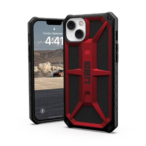 UAG Monarch - iPhone 14 Plus Rugged Protective Phone Crimson