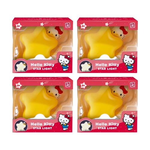 4PK Maxx Marketing YuMe Little Star Light Hello Kitty Assorted