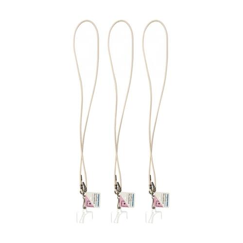 3PK Annabel Trends Snapstrap Phone Accessory Lanyard W/ Adjustable Strap White