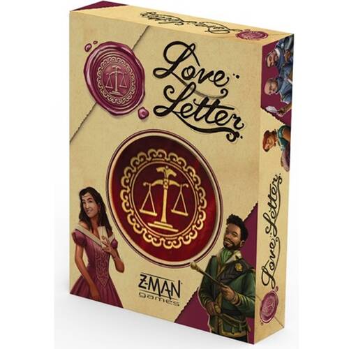 Asmodee Love Letter Classic Eco Box Card Game 2-6 Players 20 Min 14y+