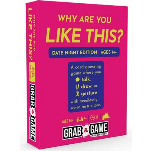 Asmodee Grab & Game Why Are You Like This Date Mode Cards 14y+