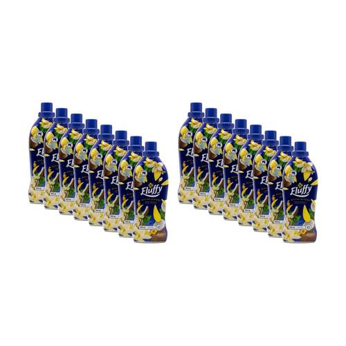 16PK Fluffy Concentrated Laundry Fabric Conditioner 900mL Vanilla & Coconut
