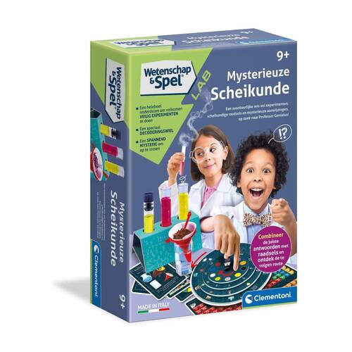 Clementoni Science & Play Mystery Chemistry Card Game Kit