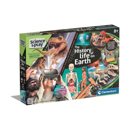 Clementoni Science Play History Of Life On Earth Kit Ages 8+