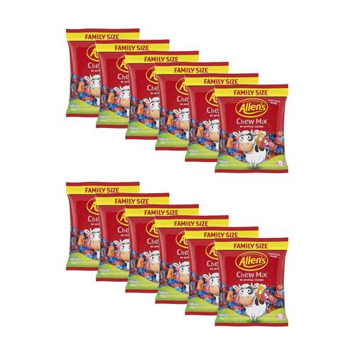 12PK Allen's Chew Mix 335g Party Favours Candy/Lollies/Gummies