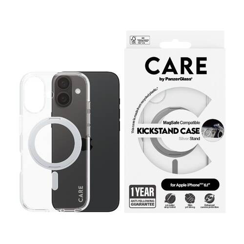 Panzer Feature (MS&KS) Cse -iPhone 16 Military Grade Protection - Silver