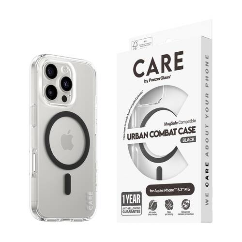 Panzer Flagship (MS) Case - iPhone 16 Pro Extreme Drop Protection Black