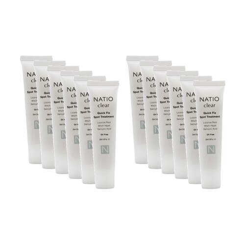 12PK Natio Spot Treatment Clear Quick Fix Licorice Root Witch Hazel 20ml