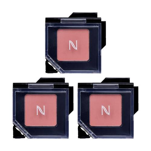 3PK Natio Eyeshadow Single Colour Compact Cosmetic Makeup Product Auburn 1g