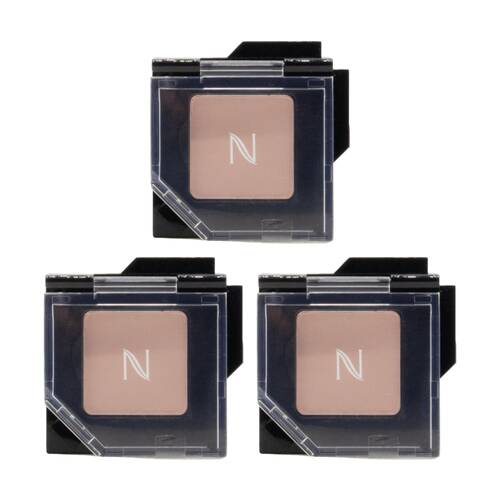 3PK Natio Eyeshadow Single Colour Compact Cosmetic Makeup Product Shell 1g