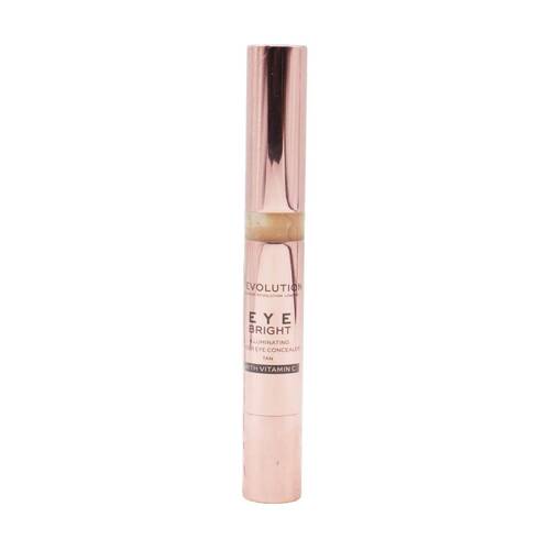 Revolution Eye Bright Concealer Illuminating Under-Eye Makeup Tan 4g