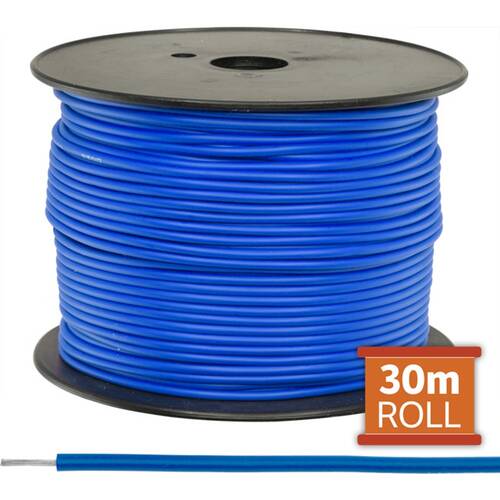 Doss 30M Blue Hookup Wire/Cable Sold As A Reel Electrical Wire Cable