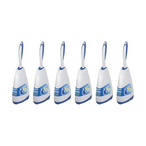 6PK Oates Hi-Genie Toilet Tidy Set Hygienic Brush With Ergonomic Handle