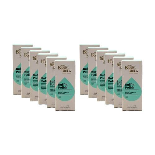 12PK Bondi Sands Gentle Chemical Exfoliant Buff N Shine AHA PHA Refining 30mL