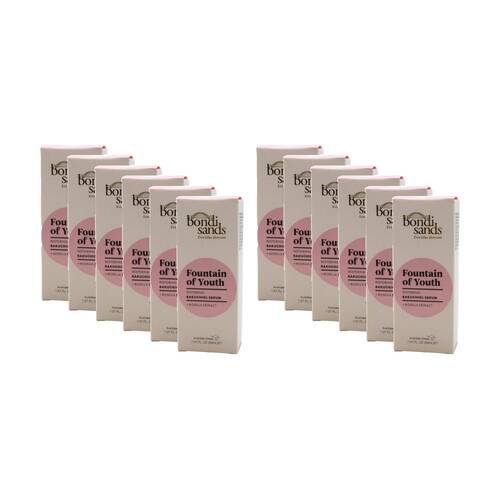 12PK Bondi Sands Serum Fountain Of Youth Restoring Rosella Extract 30mL