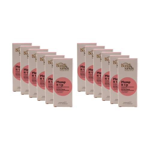 12PK Bondi Sands Peptide Serum Plump It Up Hydrating Matrixyl Collagen 30mL