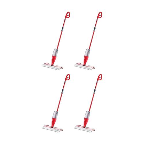 4PK Vileda ProMist Max Flip Spray Mop Reusable Double-Sided Microfibre Pad