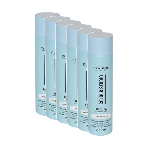 6PK Clairol Professional Colour Studio Revitalise Hair Conditioner 250ml