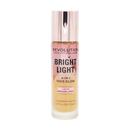 Revolution Bright Light Face Glow Lustre Medium Skin Care 23mL