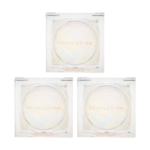 3PK Revolution Mood Switch Aura Powder Face Makeup Universal Prism 0.12g