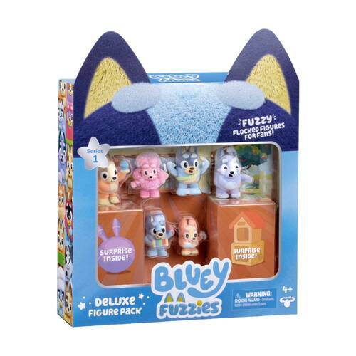 Bluey Series 1 Deluxe Fan Favourites Kids Figure Set W/ Suprise 4y+