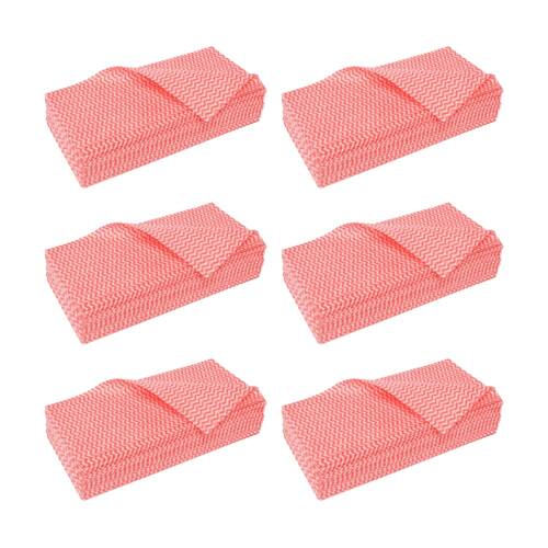 6x 20pc Edco Absorbent Merriwipe Solvent Resistant Heavy Duty Wipes Red