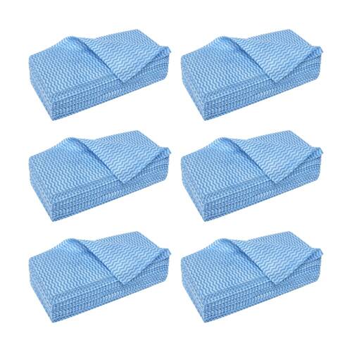 6x 20pc Edco Absorbent Merriwipe Solvent Resistant Heavy Duty Wipes Blue