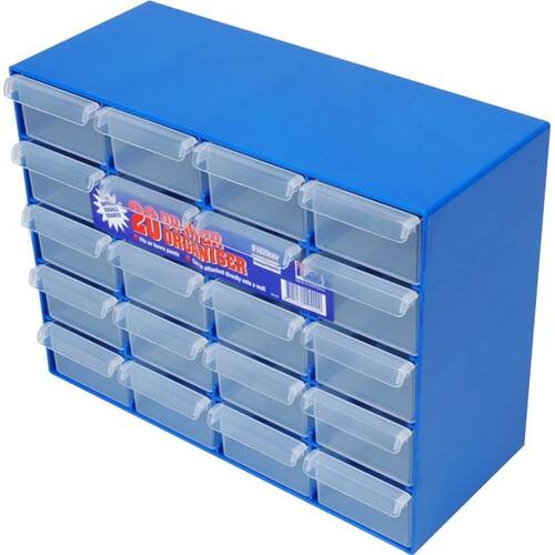 Fischer Plastic 20 Drawer Storage Cabinet Spart Parts Organiser