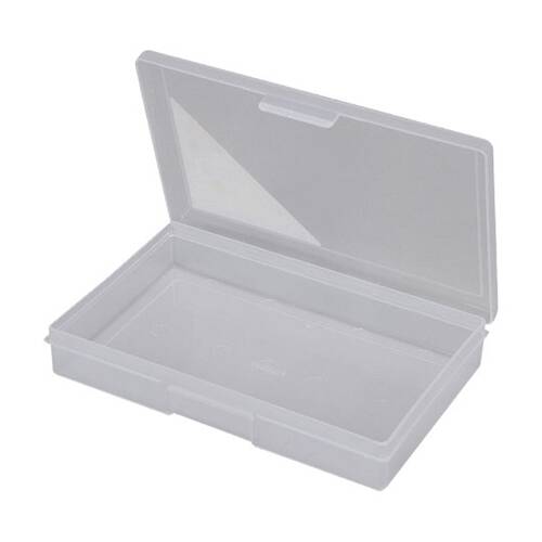 Fischer Plastic 1 Compartment Storage Box Large Case Clear Container