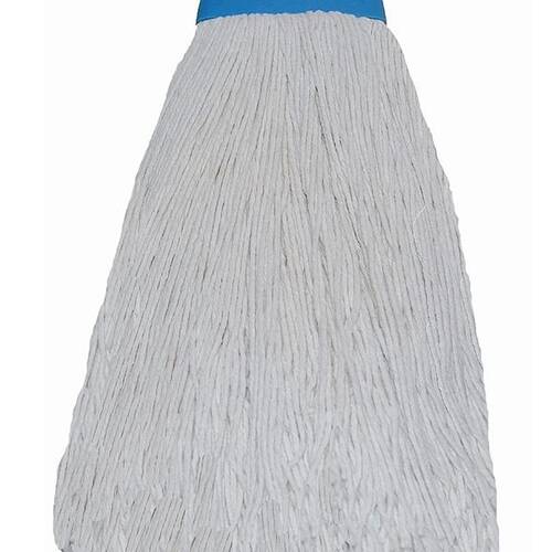 Edco High Lint Resistance Polycotton Mop Plastic Ferrule 30 Blue