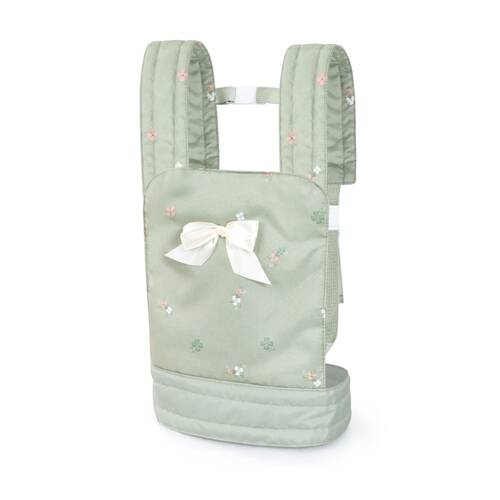 Bayer Doll Carrier Adjustable Straps Comfortable Carry Soft Sage Green 46cm