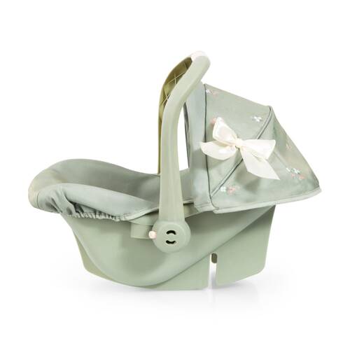 Bayer Car Capsule Doll Car-Seat Sunshade Seat Belt Soft Sage Green 46cm
