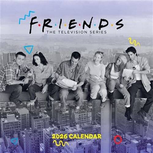 Friends TV Series 2026 Square Wall Calendar Room Decor 30x30cm