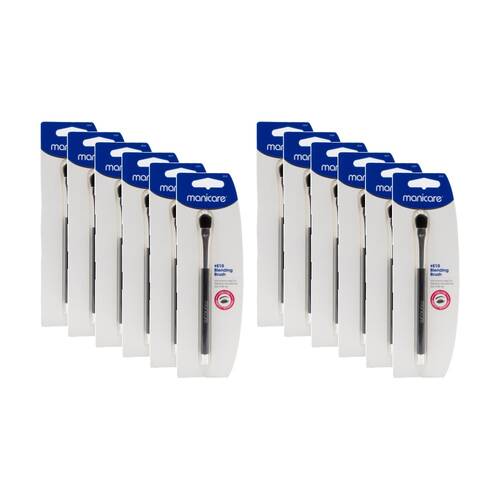 12PK Manicare Blending Brush Eye Make Up Tool For Soft Bristles E10