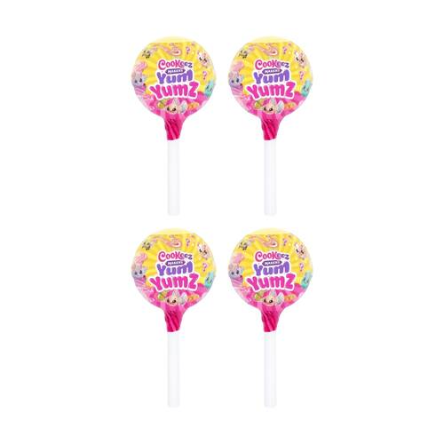 4PK Cookeez Makery Yum Yumz Series 3 Scented Plush Candy Pets Toy 3y+ Assorted
