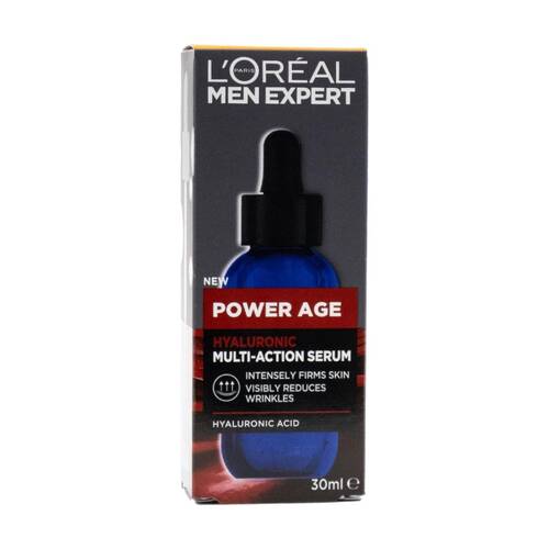 Loreal Men Expert Power Age Multi Action Hyaluronic Acid Serum Skin Care 30ml