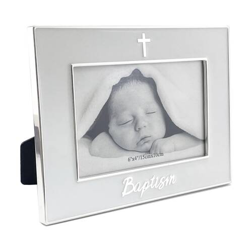 Gibson Gifts Pure White Baptism 6x4 Home Decor Photo Frames Rectangular