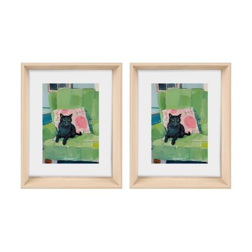 2PK Gibson Gifts Natural Ash Photo Frame 5x7 Home Decor Frames Rectangular