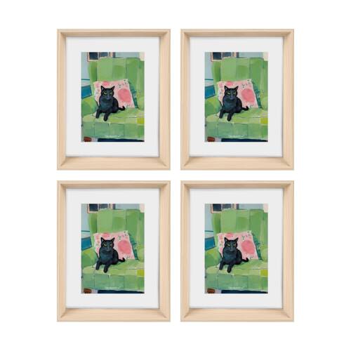 4PK Gibson Gifts Natural Ash Photo Frame 5x7 Home Decor Frames Rectangular