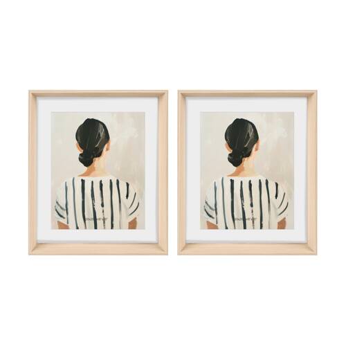 2PK Gibson Gifts Natural Ash Photo Frame 8x10 Home Decor Frames Rectangular